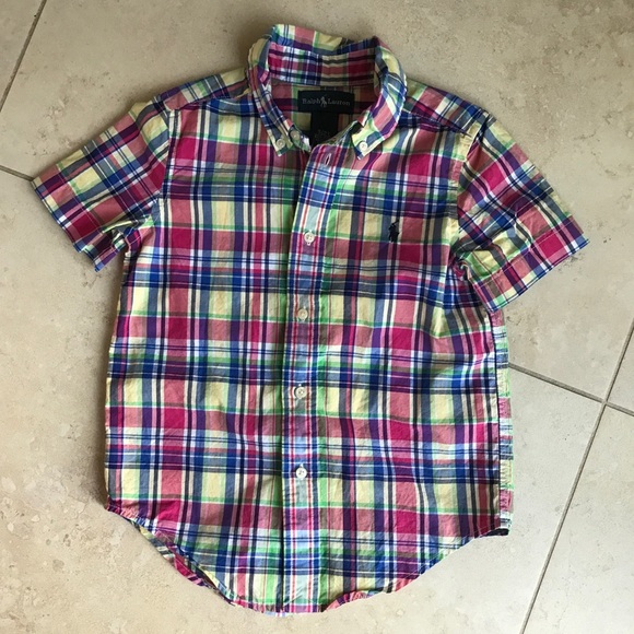 Ralph Lauren button down shirt 4T - Picture 6 of 8